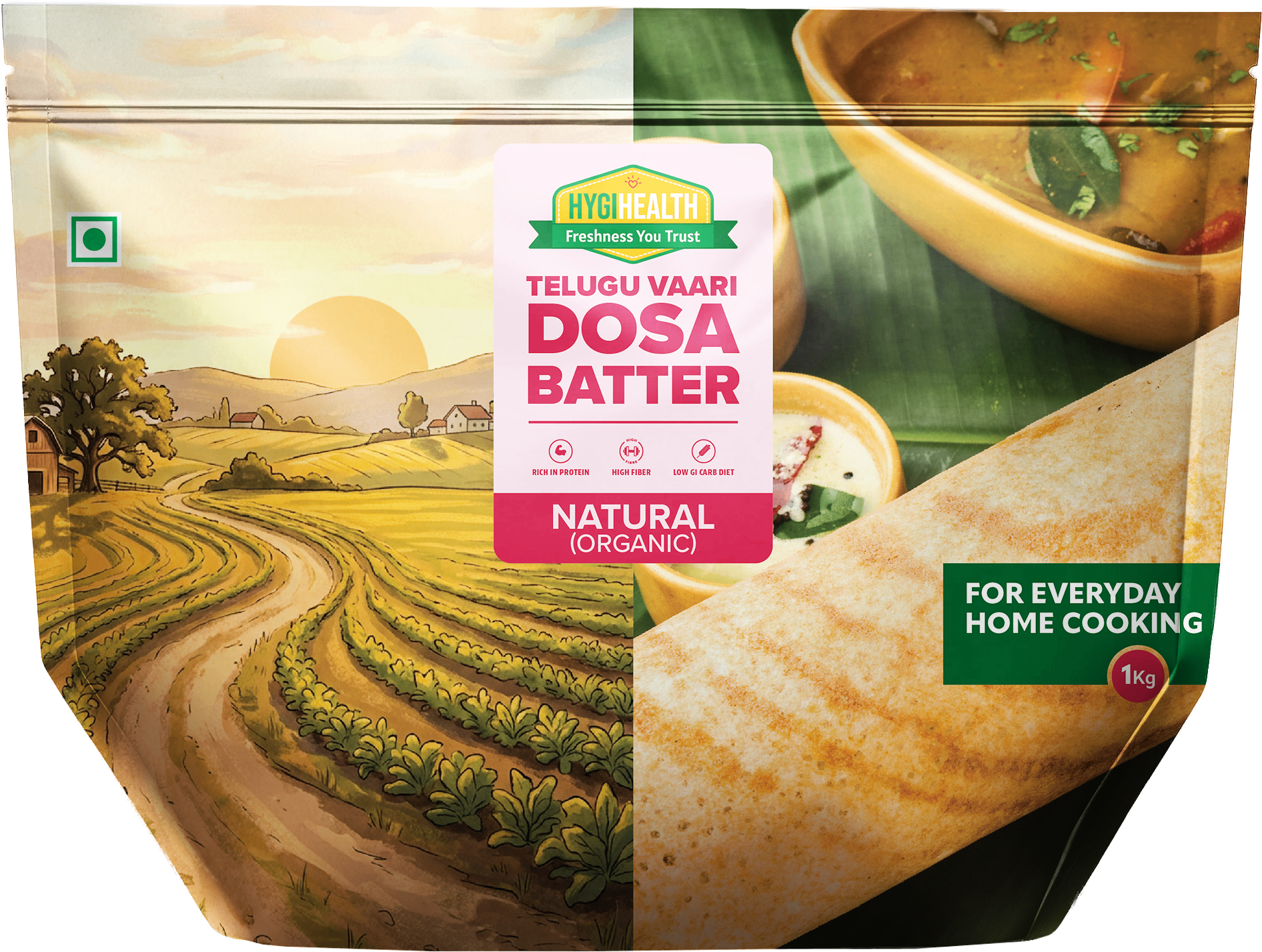 Low GI Dosa & Madras Idly Batter pouch
